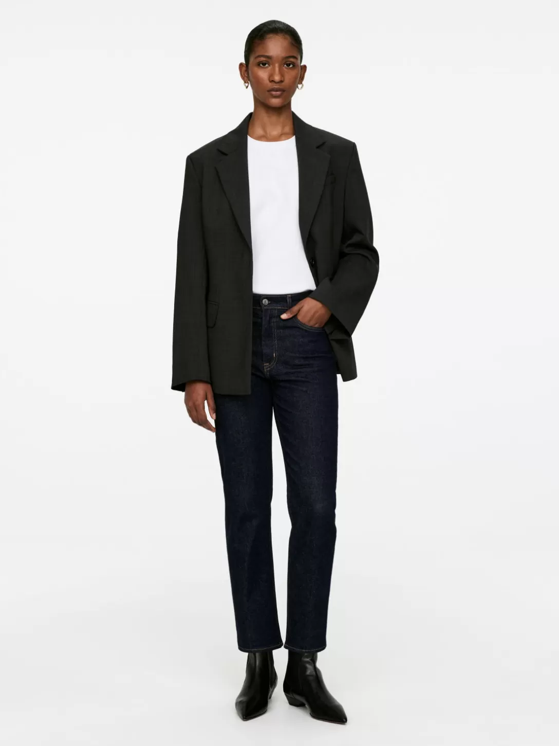 ARKET JADE CROPPED Smala Stretchjeans- Jeans